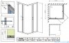 Radaway Premium Plus D Kabina prostokątna 100x80 szkło brązowe 30434-01-08N
